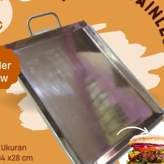 Wajan Kebab - Penggorengan Kebab - Wajan Stainless Stell