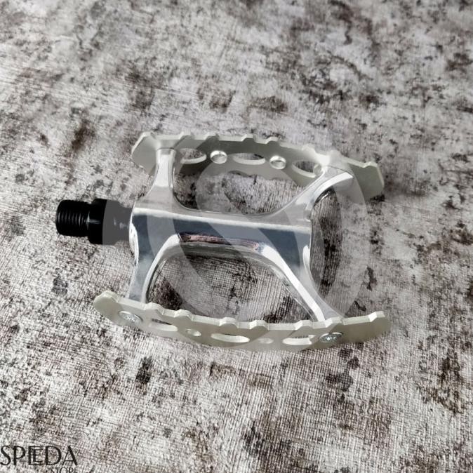 Pedal Sepeda Classic Half Cage Alloy Mtb Road Bike Sepeda Lipat