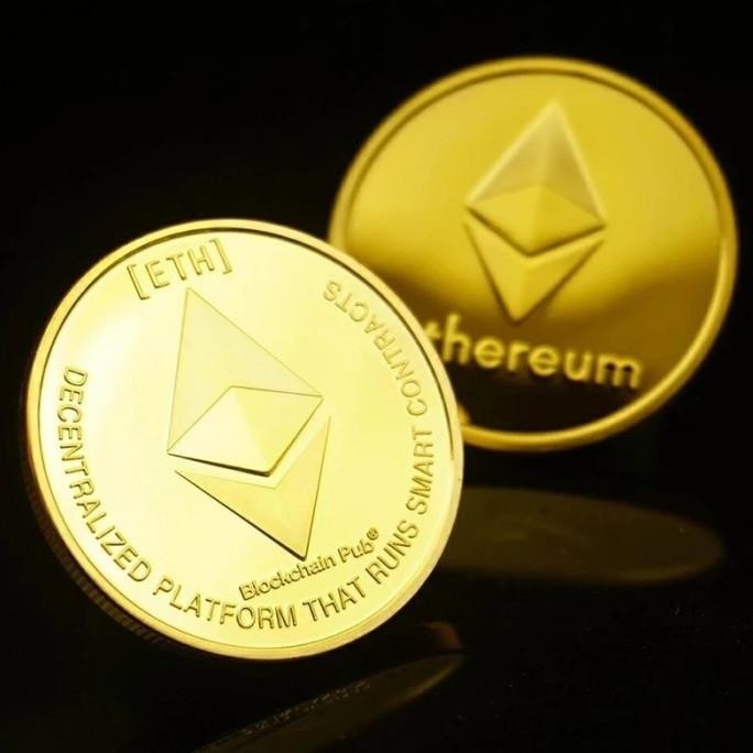 Md884 Coin N Fisik Crypto Cryptocy Bcoin Ethereum Lin S004