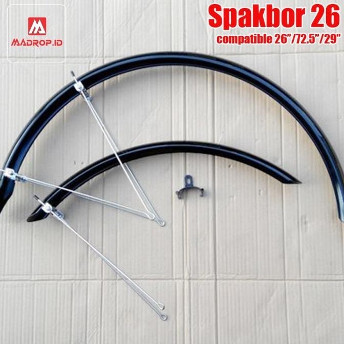 Spakbor Sepeda 26 Depan Belakang Model Bulat