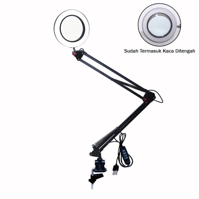 

Terpercaya Eelic Elc-J051 Lampu Meja Led Usb Dilengkapi Dengan Kaca