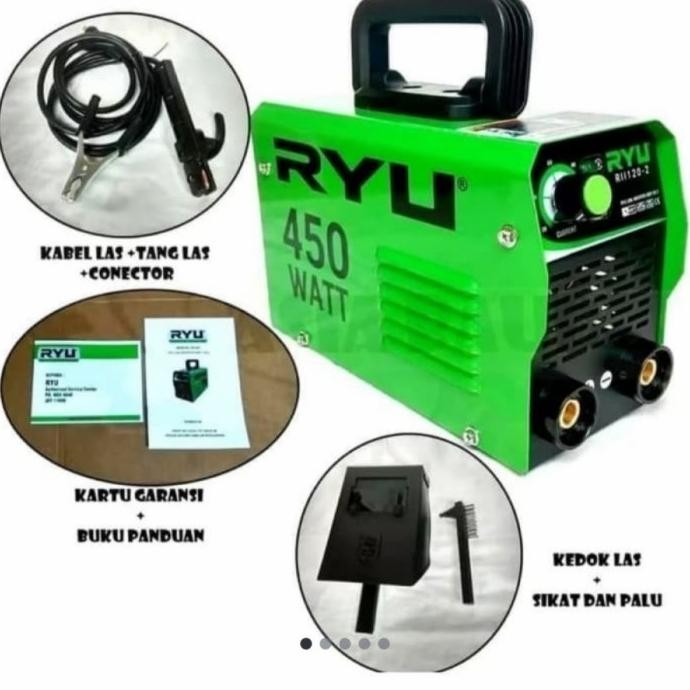 Ryu Japan Mesin Las Listrik Rii 120-2 Welding Machine 450 Watt