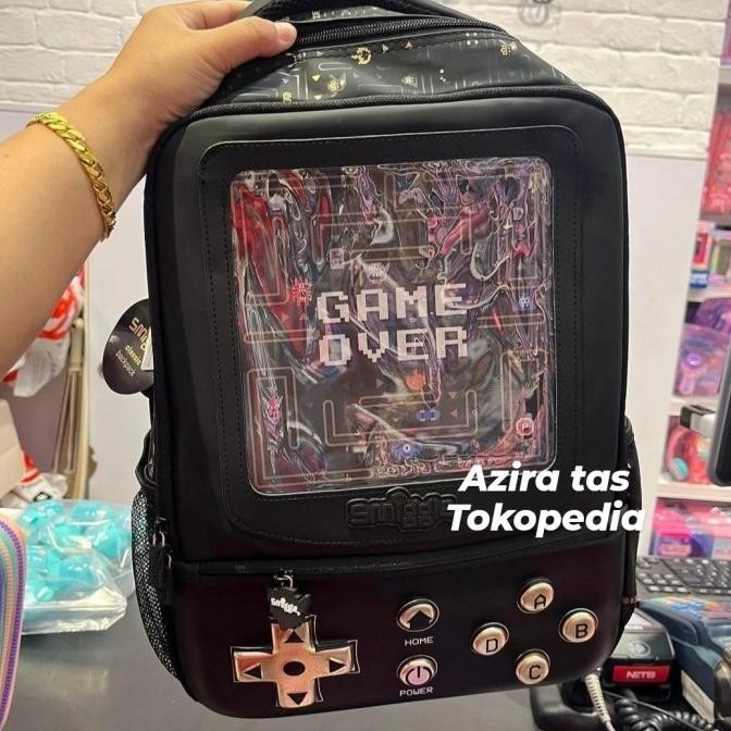 Tas Smiggle Original Game Over Beyond - Tas Anak Sekolah Sd Best Seller