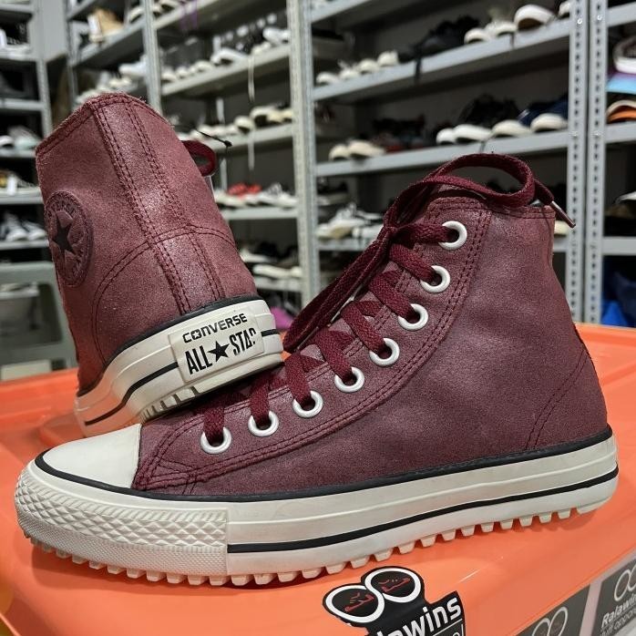 CONVERSE HIKER THINSULATE CRIMSON LEATHER SIZE EUR 41/26CM