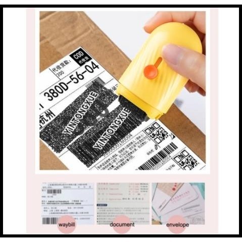 

BEST DEAL STAMP ROLLER STEMPEL RESI REFILL PENGHAPUS ALAMAT MELINDUNGI IDENTITAS !!!