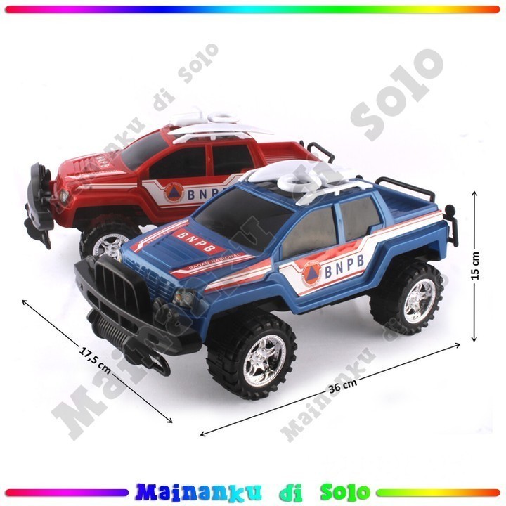 [Mainanku] Mainanku Mobil Pick Up Double Cabin BNPB Mainan Anak
