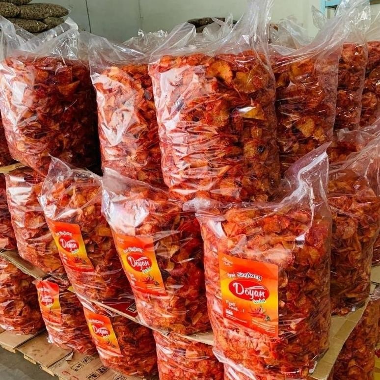 

Re27 Singkong Sambal Sambel Sanjai 1Kg Pedas manis Termurah