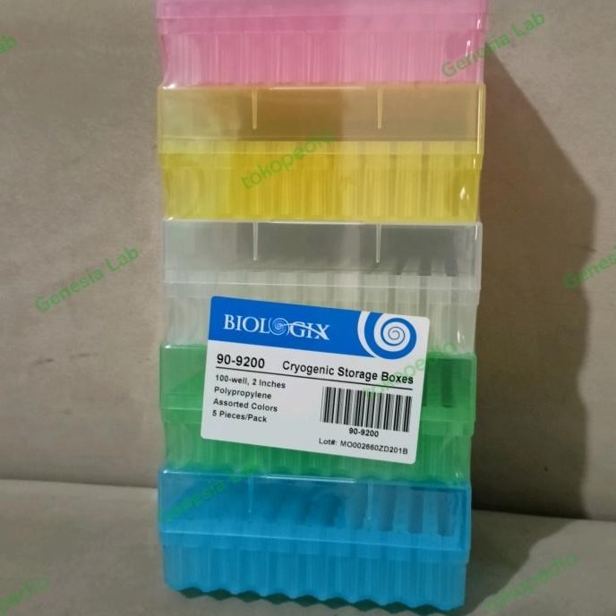 Cryogenic Storage Box Cryobox Plastic 100 well 2 inch Biologix 90-9200