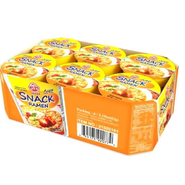 

ottogi snack ramen cup 372 gr x 6 pcs -non halal KAS76