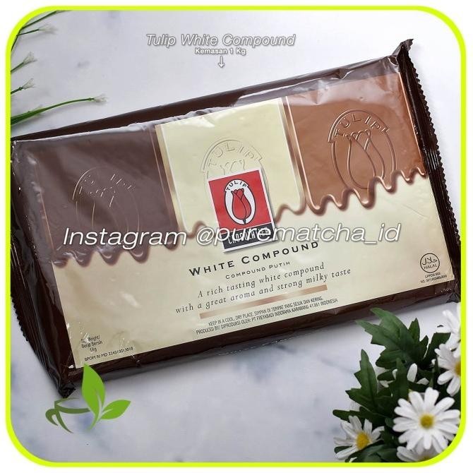 

Coklat Putih Batang White Chocolate Compound Cokelat Tulip Cocoa 1 Kg
