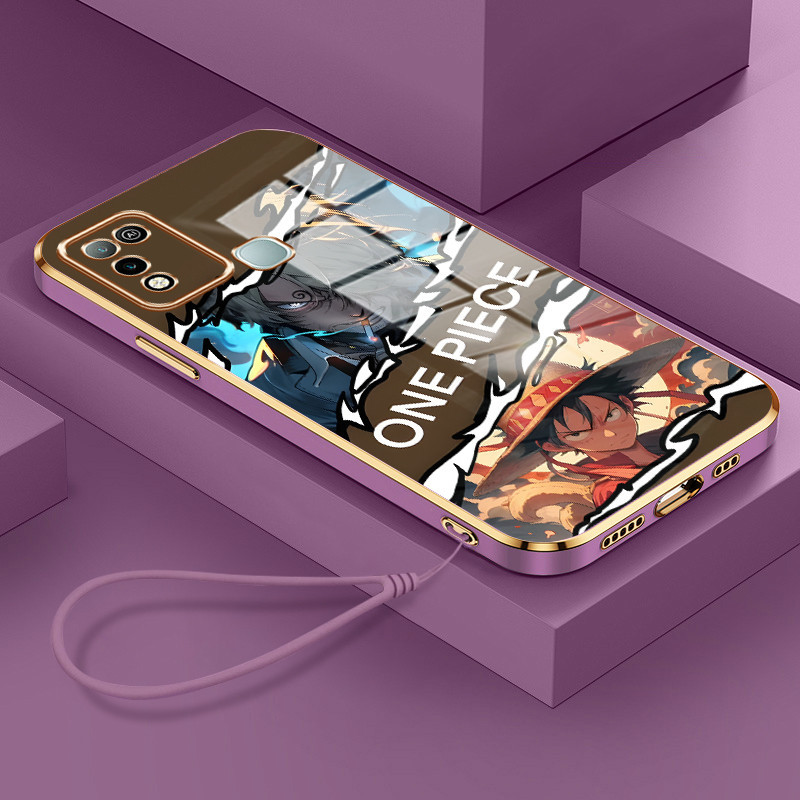 Casing Hp Infinix Hot 9 Play Hot 10 Play Hot 11 Play Case Casing elektroplate Cesing HP Kesing Anime