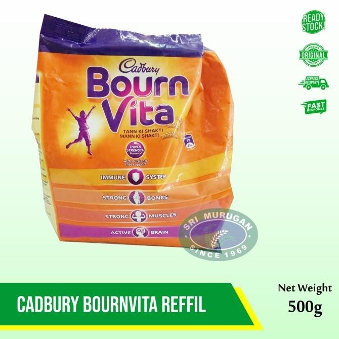 

Cadbury Bournvita Reffil 500 Gm