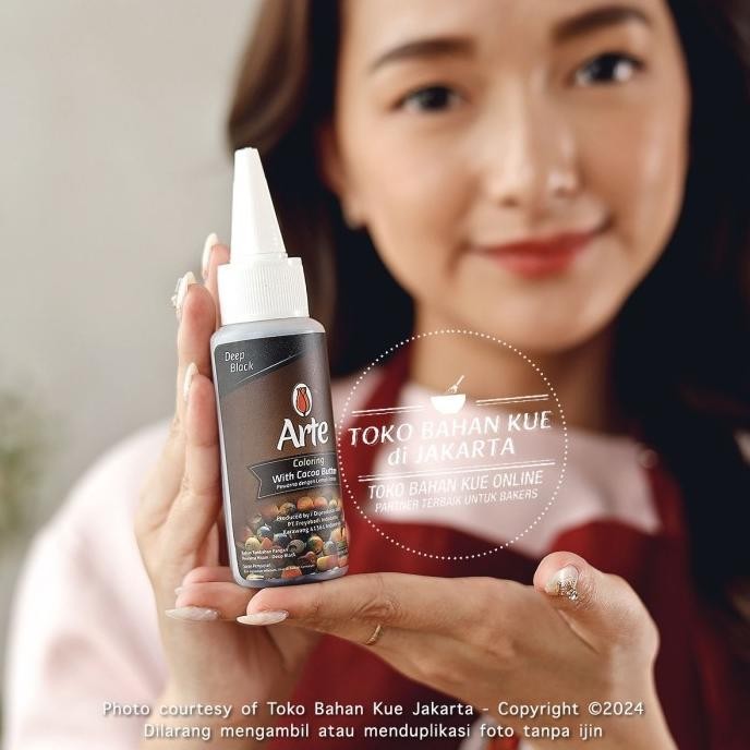 

Tulip Arte Deep Black Chocolate Coloring Cocoa Butter Pewarna Hitam