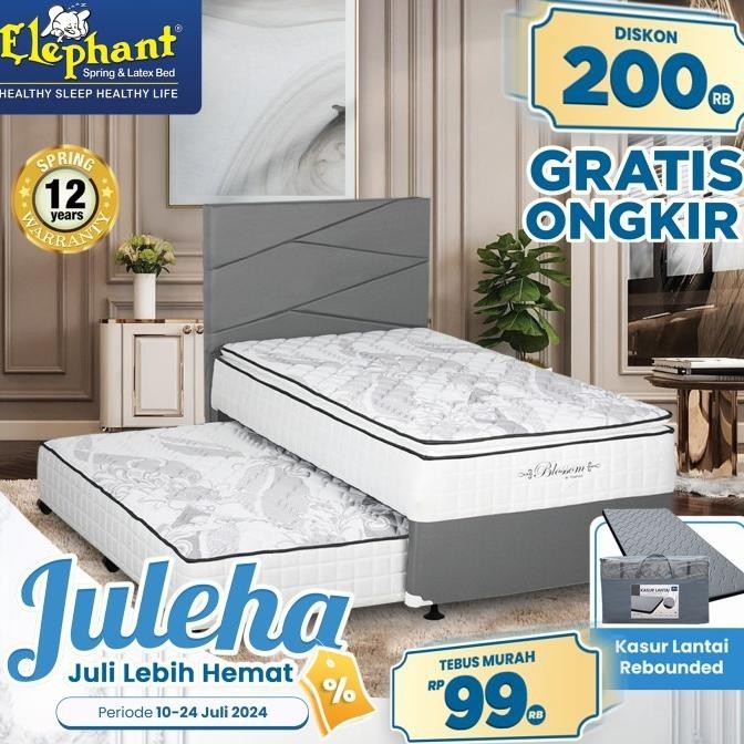 Kasur Springbed 2 In 1 Blossom Elephant