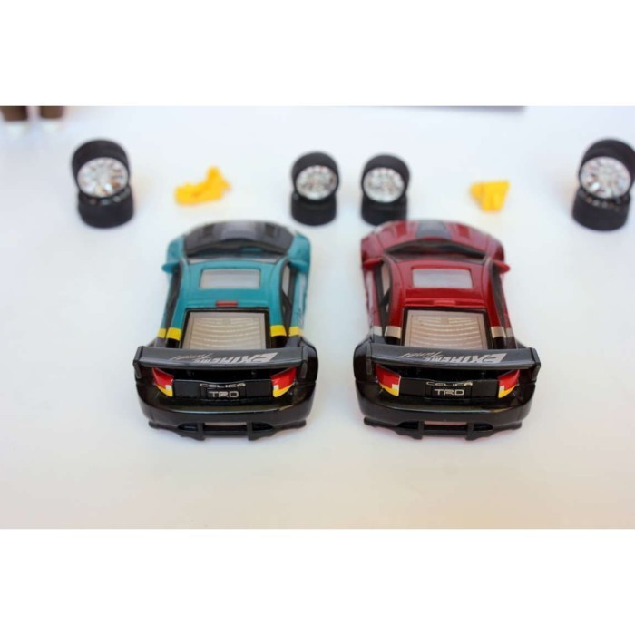 Fhare Diecast Miniatur Mobil Toyota Celica Extreme Tuner Rare - Set Loose