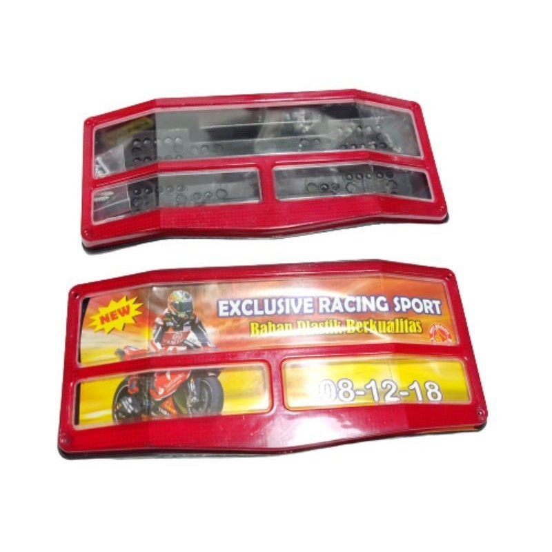 Termurah Bingkai Cembung Plat No Pol Bg Cover Dudukan Nomor Motor Putih Merah Biru Hitam