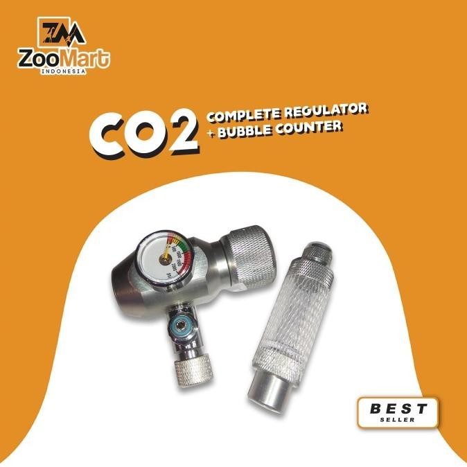 Blue Tank Co2 Complete Regulator + Bubble Counter / Aquascape / Co 2