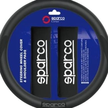 Sparco Cover Seat Belt & Steering Wheel | Sarung Seat Belt & Stir