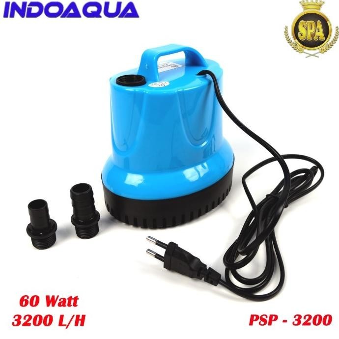 Indoaqua - Pompa Celup Kolam Ikan Sp 3200 Pompa Air Mancur Kolam