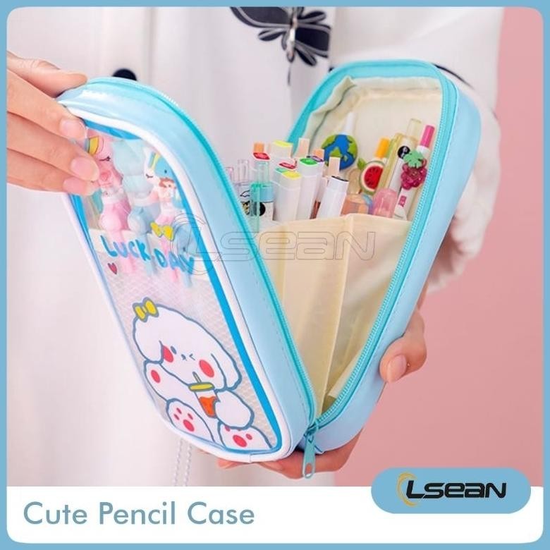 

Wdm-2227 Tempat Pensil Motif Kartun Lucu Korea Multilayer Anti Air Stationery Case Cuci Gudang