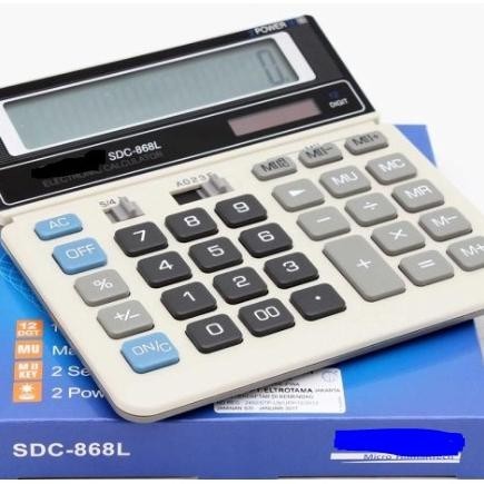 

Fb-43 Kalkulator Calculator Sdc 868L 12Digit Promo