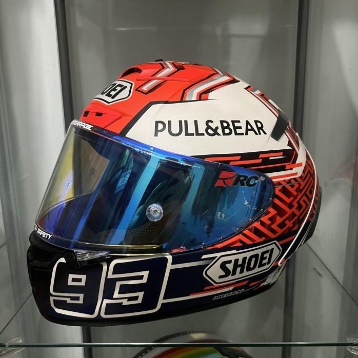 HELM SHOEI X14 MARQUEZ 5 RED ANT