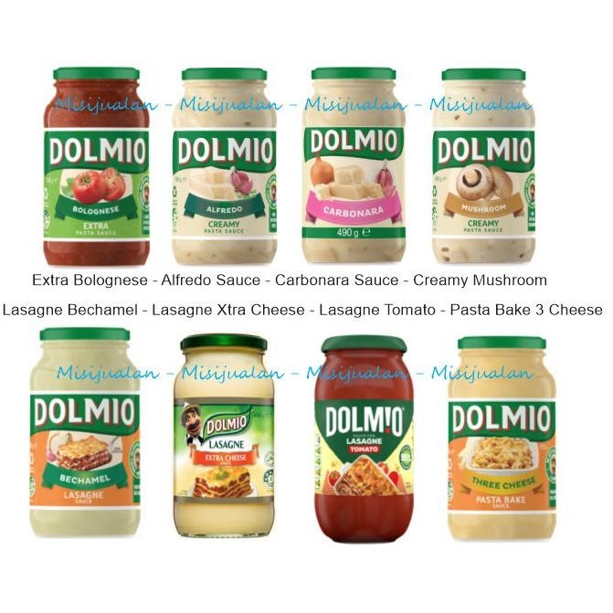 

Dolmio Pasta Sauce Xtra Bolognese Alfredo Carbonara Mushroom Lasagna | GBM
