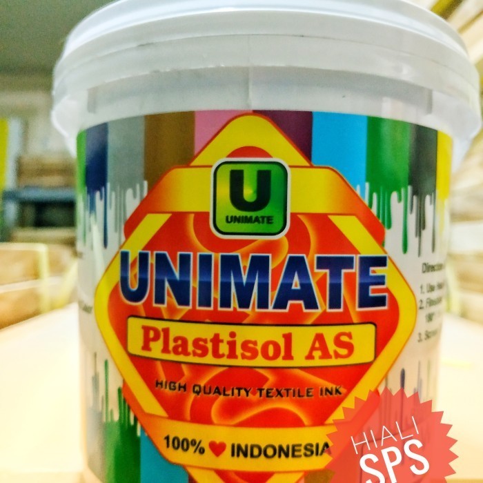 

Tinta Pasta Plastisol Unimate Red Merah