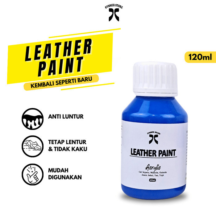 

Cat Sepatu Tas Leather Paint Cat Kanvas Acrylic Kulit Asli 120Ml