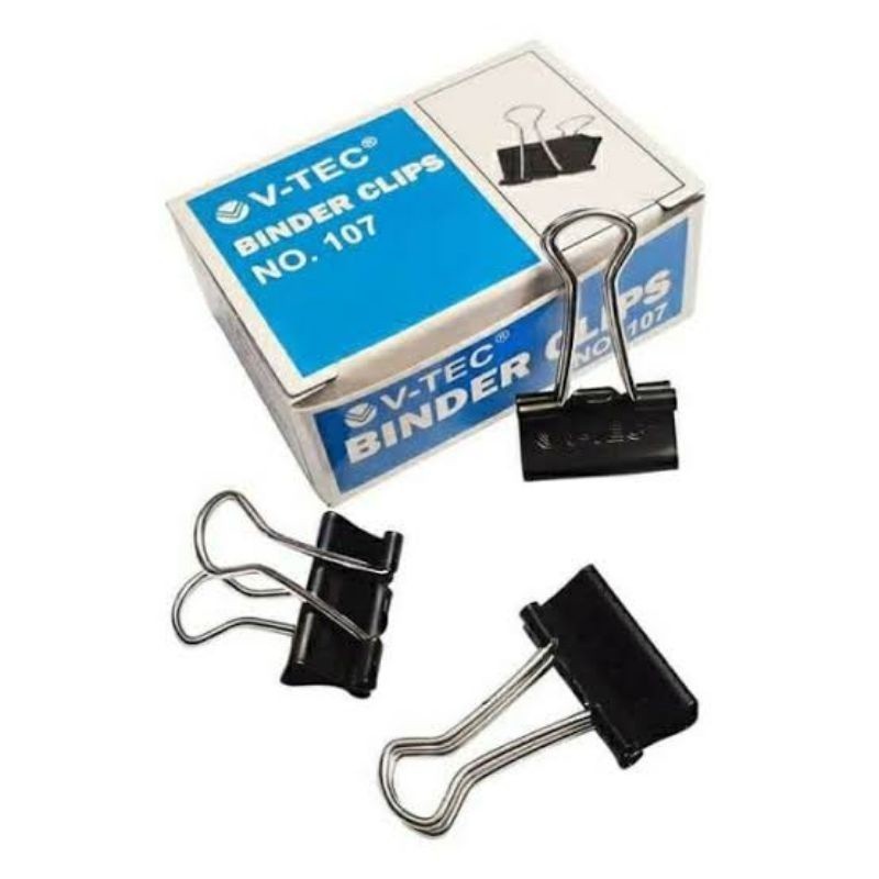 

V-TEC BINDER CLIP 107 PER PAK