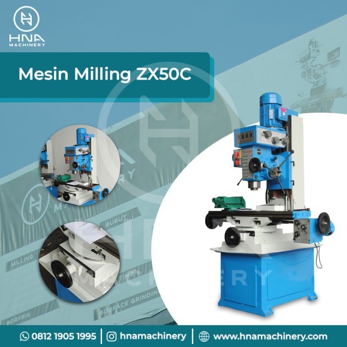 Borfrais, Mesin Milling, Drilling, Bor Zx50C Meja MesinMilling Zx50 C