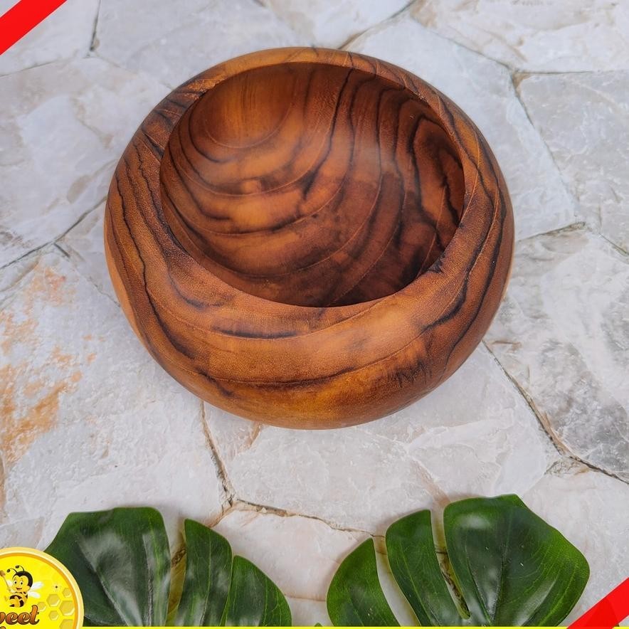 Mangkok El Donat Kayu Jati