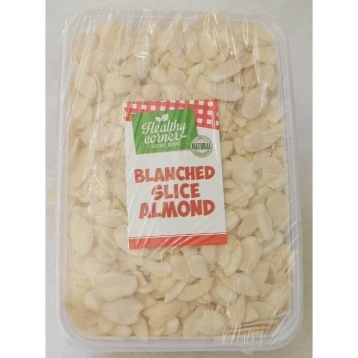 

Open DS] Kacang Almond Iris Mentah Sliced Natural Raw Almon - 500 gram