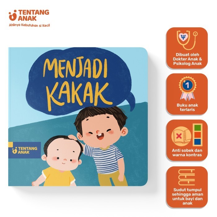 

Tentang Anak - Boardbook Menjadi Kakak Laki-Laki Buku Cerita Anak