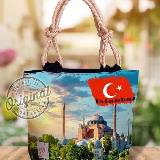 Tas Turki Souvenir Tote Bag Turkey Istanbul Cappadocia