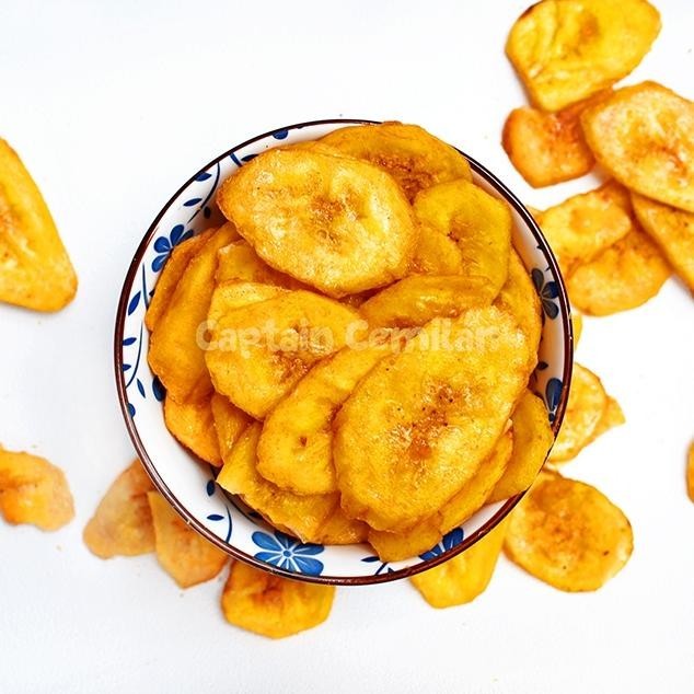 

TERLARIS!! 500Gram Keripik Pisang Manis renyah dibalut lelehan gula pasir Captain Cemilan Terlaris