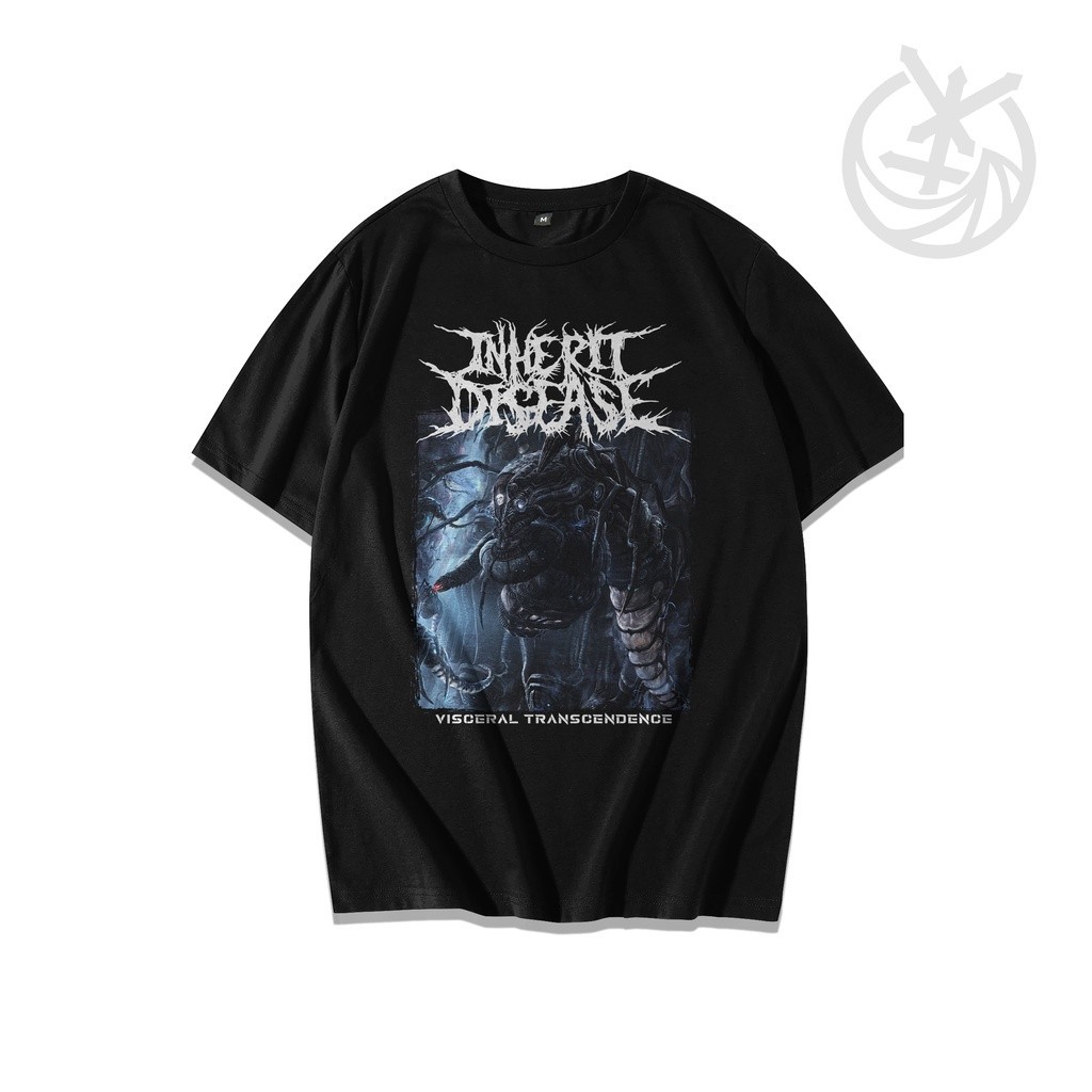 Bisa COD - Baju Distro Kaos Band Death Metal Inherit Disease Pria Wanita Best Seller Terbaru Vol 121