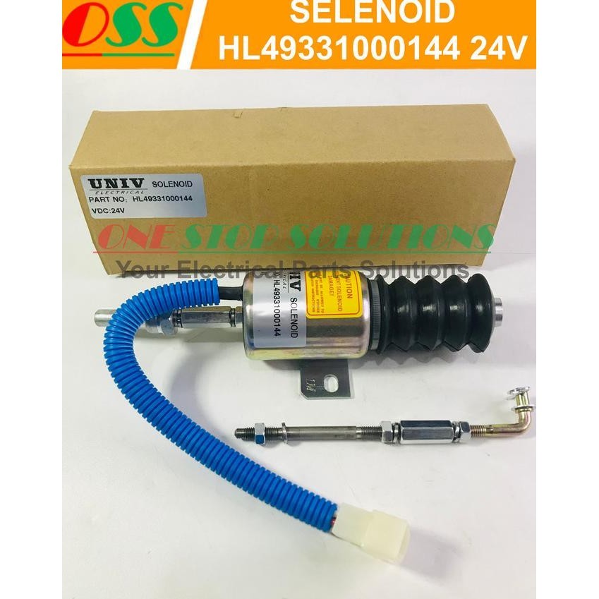 Selenoid Solenoid Hl49331000-144 24V Univ Untuk Genset Alat Berat