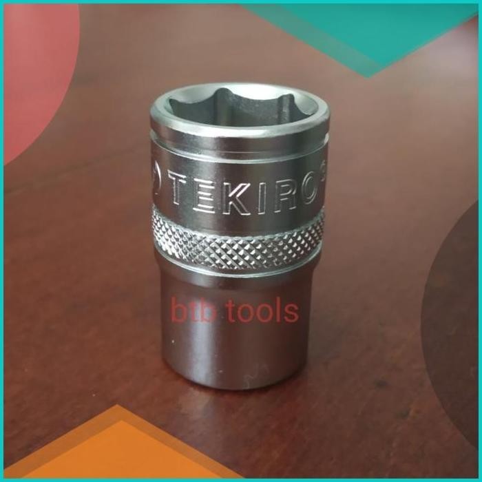 Mata Kunci Sock / Socket TEKIRO 1/2" DR 12 PT 12mm 8JVLZ4 tools n part
