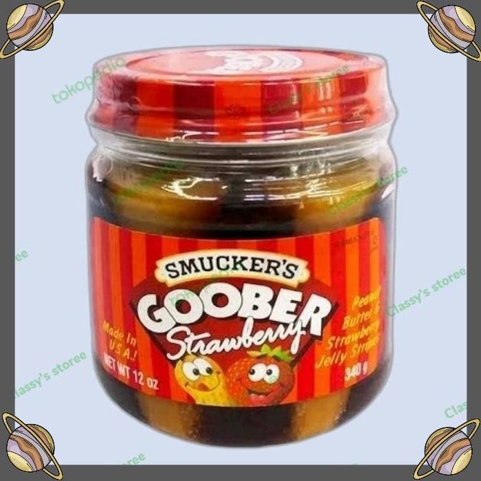 

[CLS] SMUCKERS GOOBER STRAWBERRY PEANUT 340 GR/SELAI STRAWBERRY KACANG