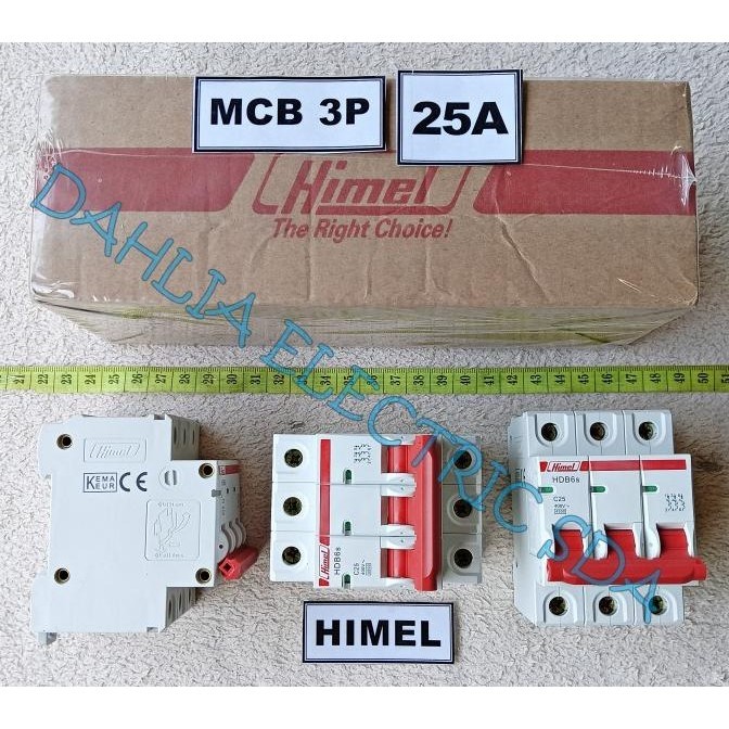 *****] Mcb 3 Phase 25A HIMEL SNI