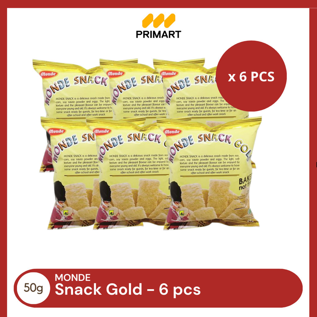 

Monde Serena Gold 50gr - Bundling 6 Pcs