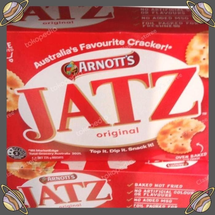 [CLS] ARNOTTS JATZ ORIGINAL CRACKERS 226 GR/OVEN BAKED SNACK