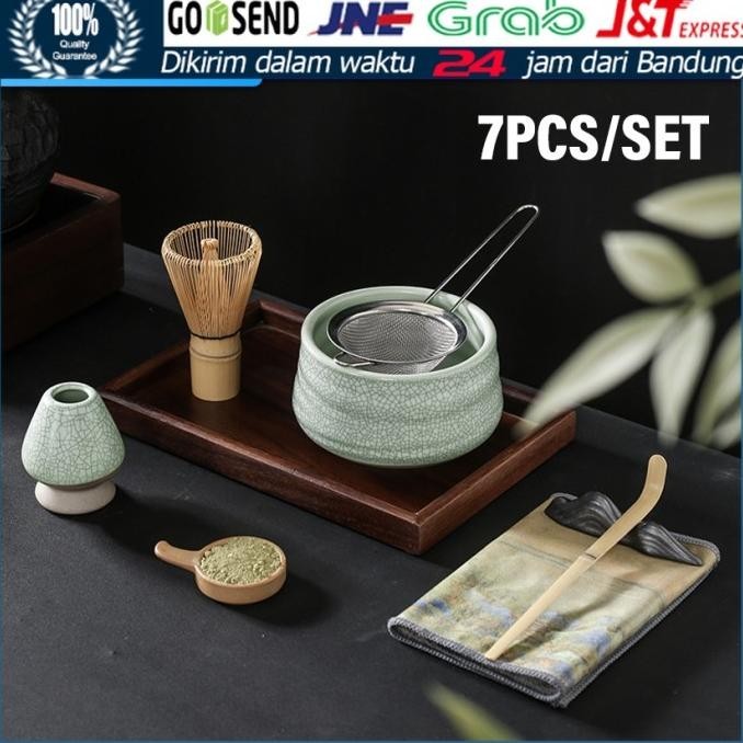 

siap kirim] 7IN1 Paket Matcha Set | Matcha Making/Maker/Starter/Essentials Set/Kit