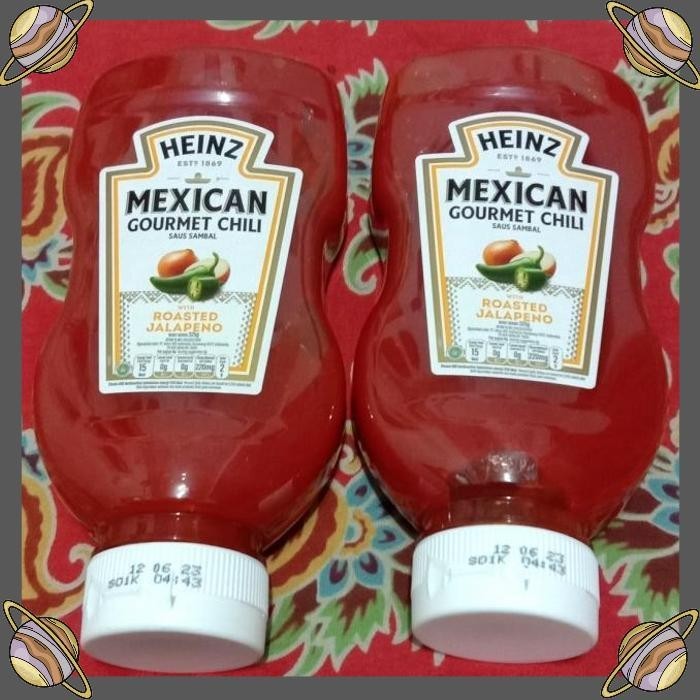 

[CLS] SAUS SAMBAL HEINZ MEXICAN GOURMET CHILLI WITH ROASTED JALAPENO 325 GR