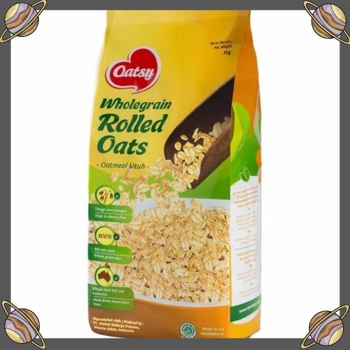 

[CLS] OATMEAL UTUH OATSY WHOLEGRAIN ROLLED OATS 1 KG