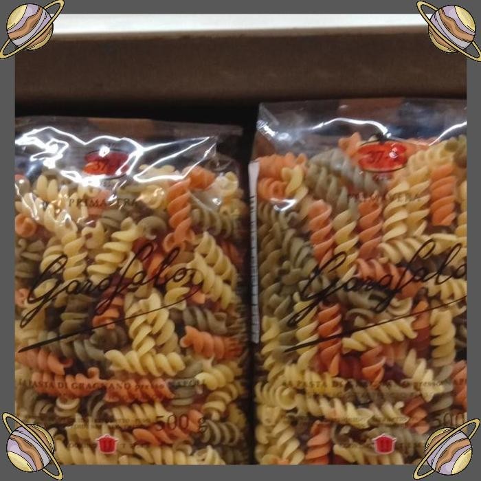 

[CLS] PASTA GAROFALO PRIMAVERA/PASTA 500 GR/FUSILI TRICOLORE