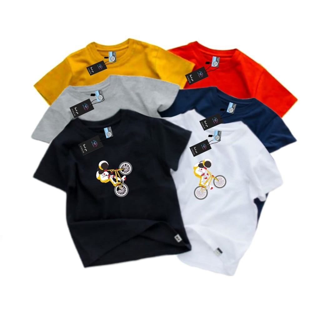 Kaos Anak Distro Astronot Anak Sablon Digital dtf