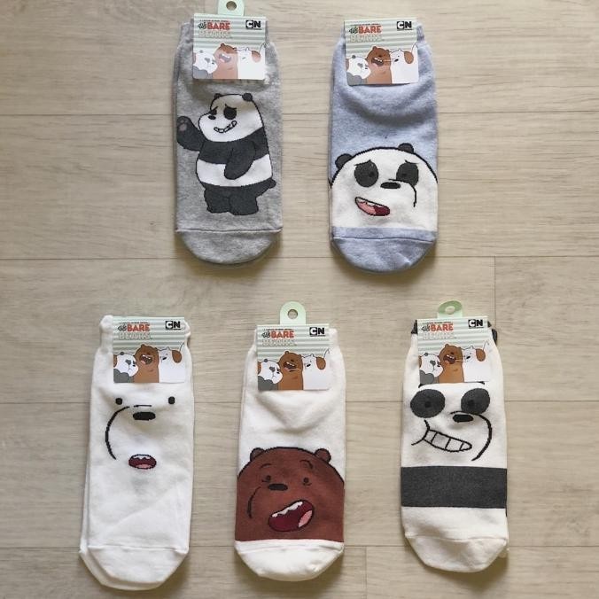 Kaos Kaki Korea We Bare Bears Edition