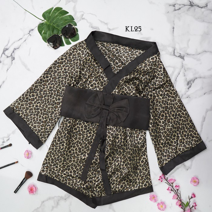 HEMAT Set Kimono Tidur Seksi Jepanese Lingerie Sexy Night Dress Costume KL25
